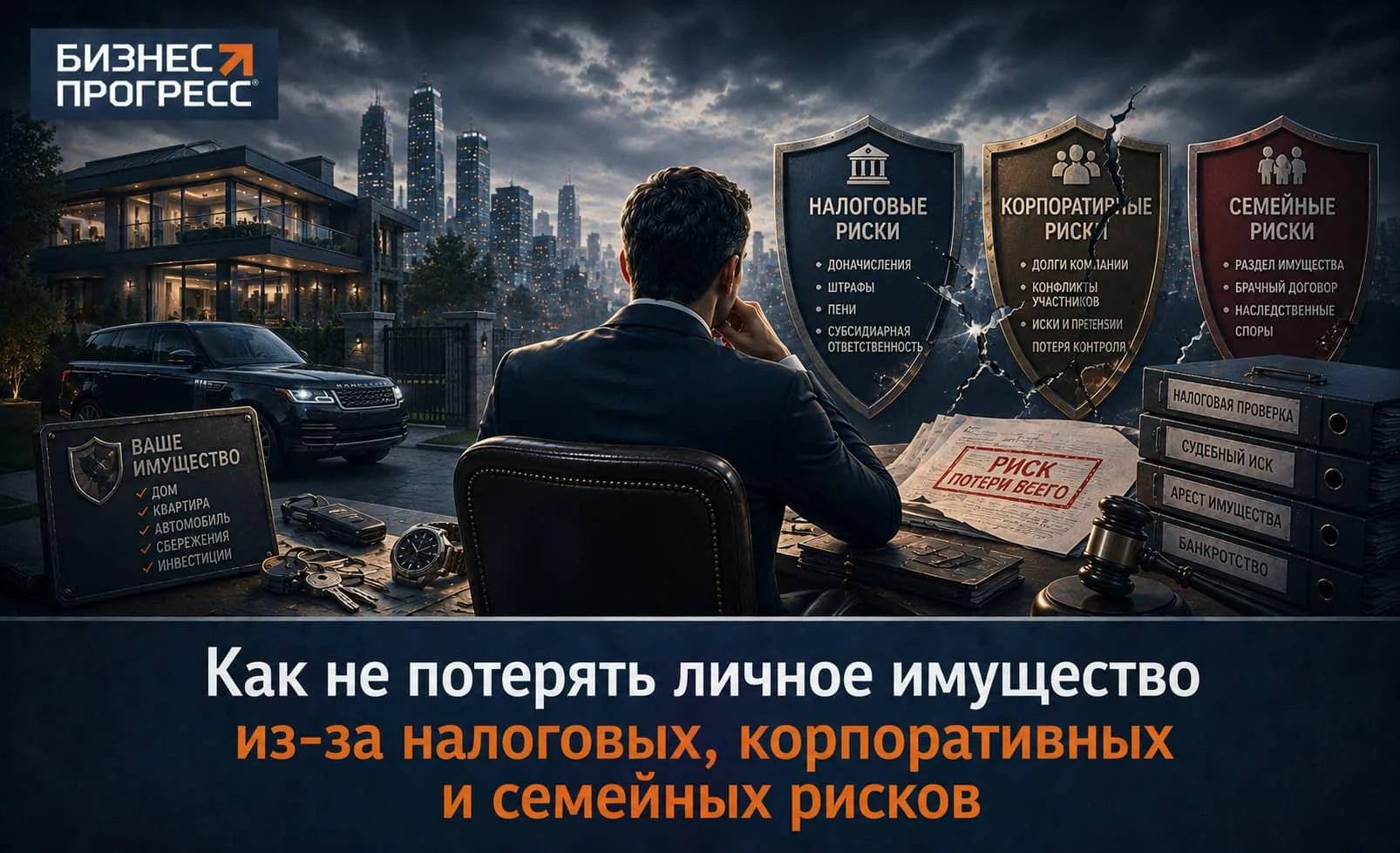 Как не потерять личное имущество из-за рисков бизнеса
