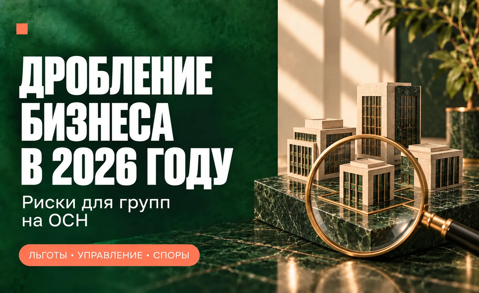 Дробление бизнеса в 2026 году: риски для групп на ОСН